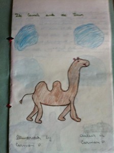 Carmen's first picture book in Grade 2